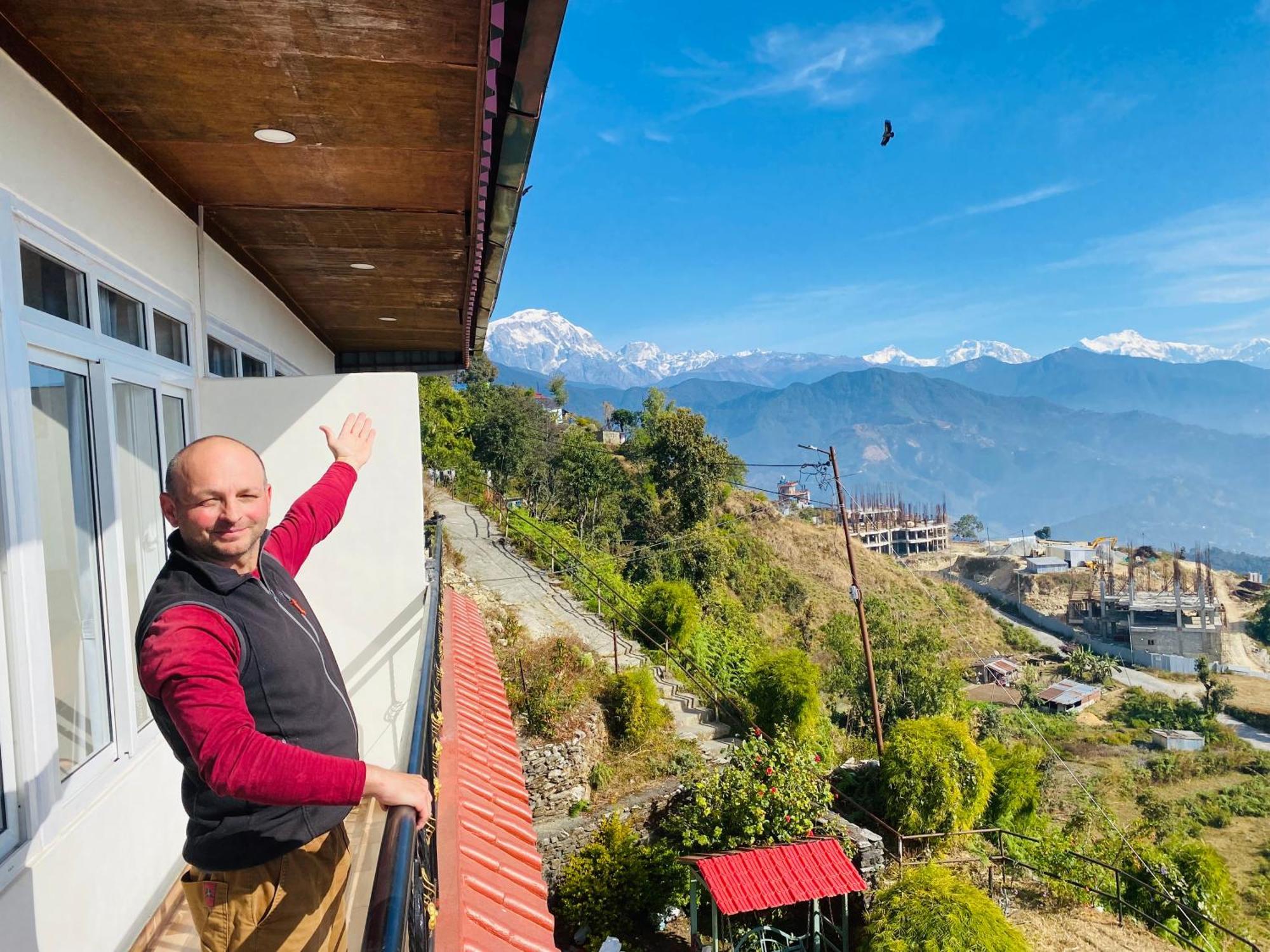 Panoramic View Guest House Sarangkot ポカラ エクステリア 写真